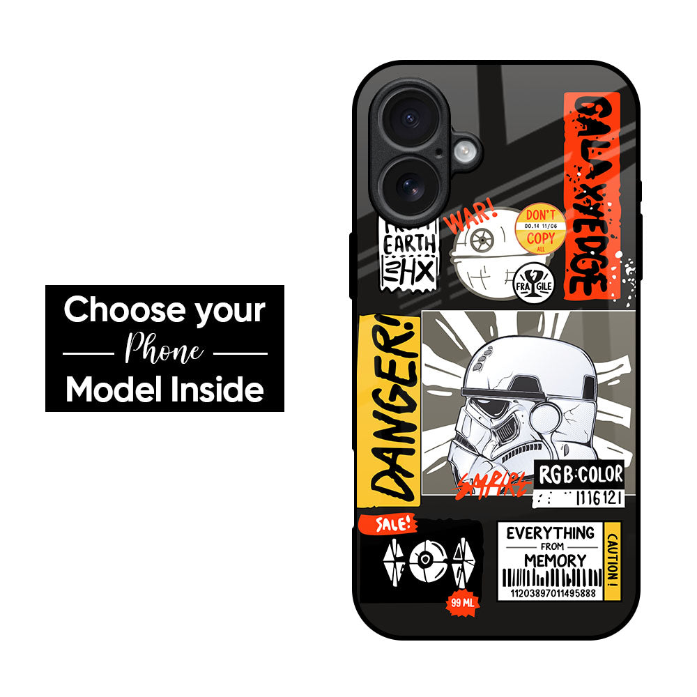 Galaxy Edge Glass Case