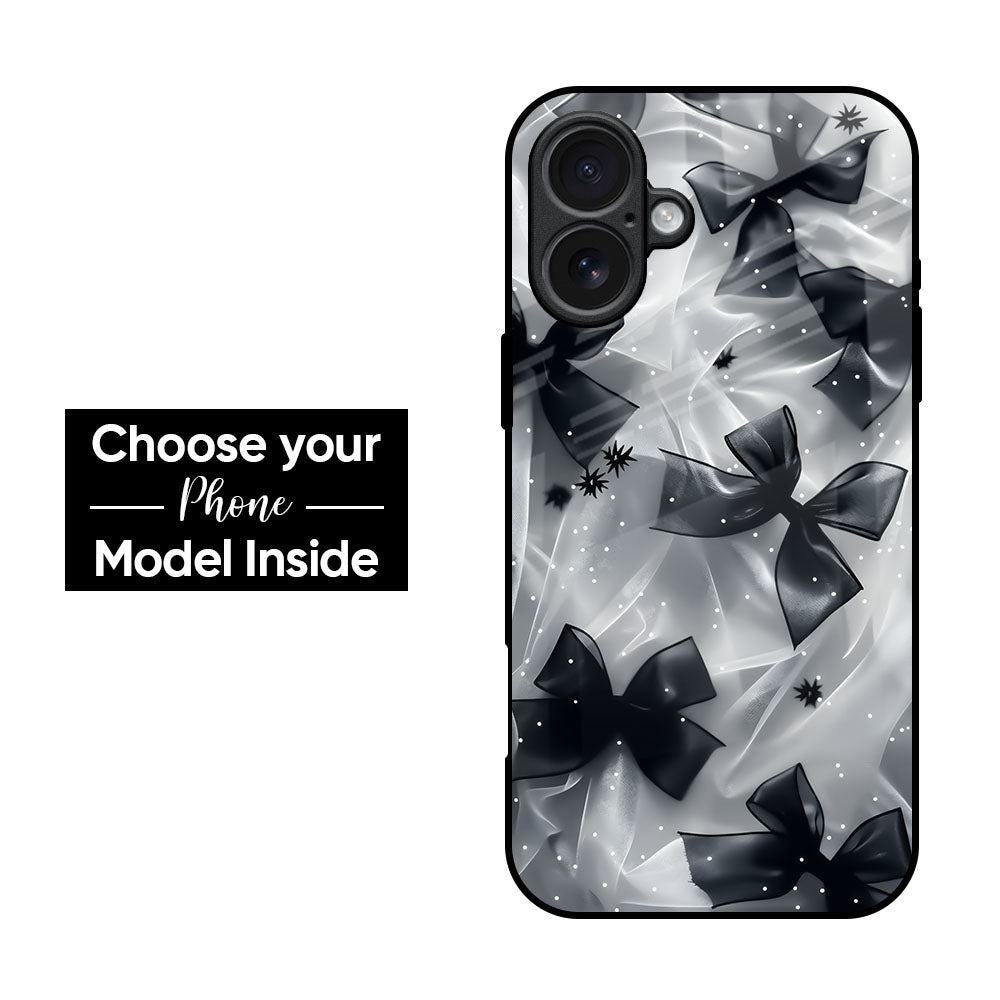 Elegant Bow Glass Case