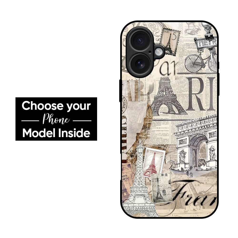 Paris Snapshots Glass Case