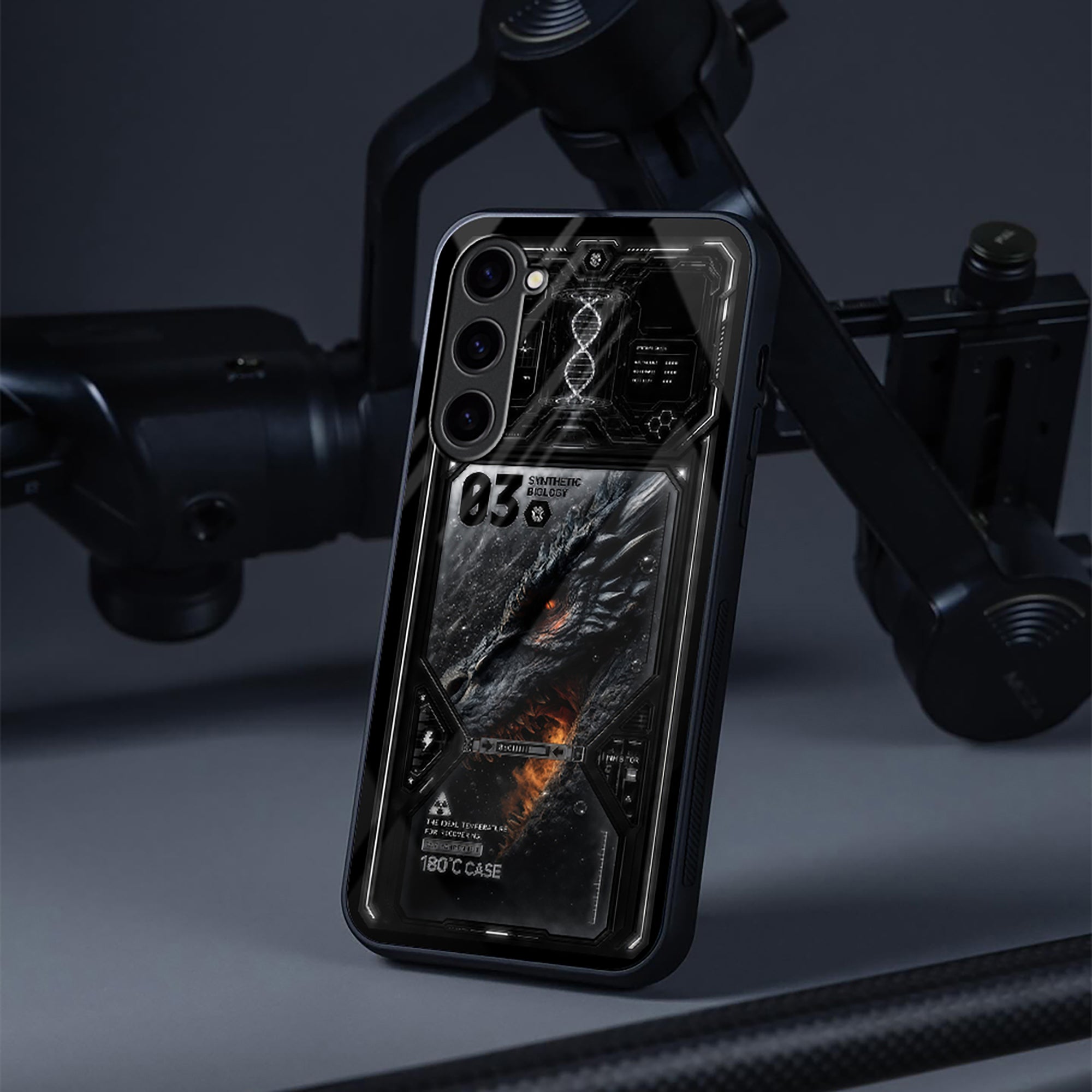 Dragon Fury Glass Case - Glass Back Cover for Phone (View 1)