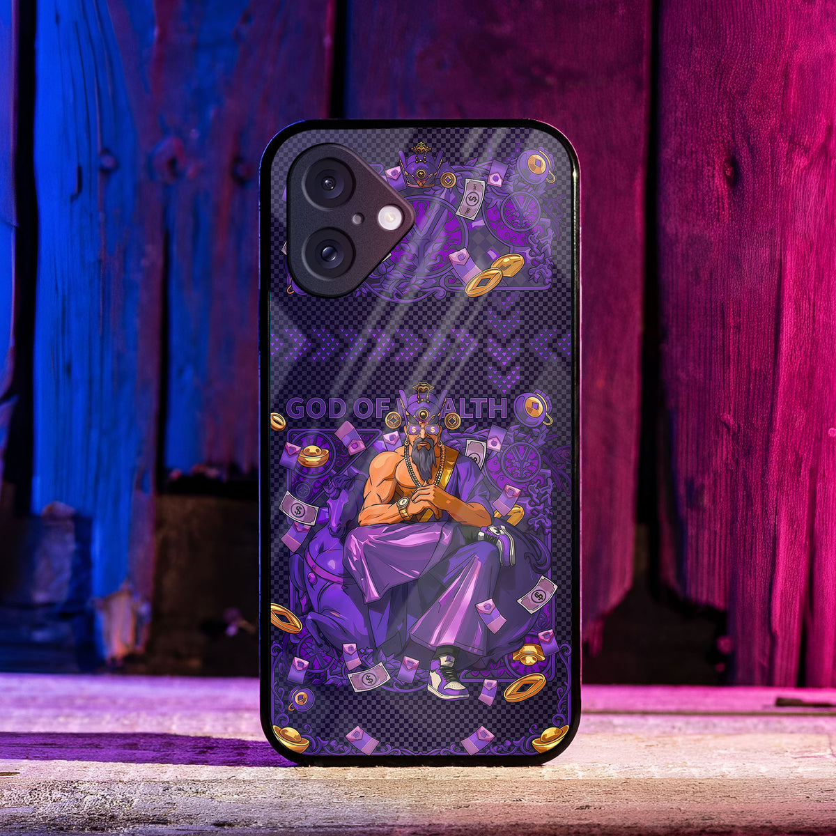 Royal Wealth Glass Case - Glass Back Cover for Phone (View 1)