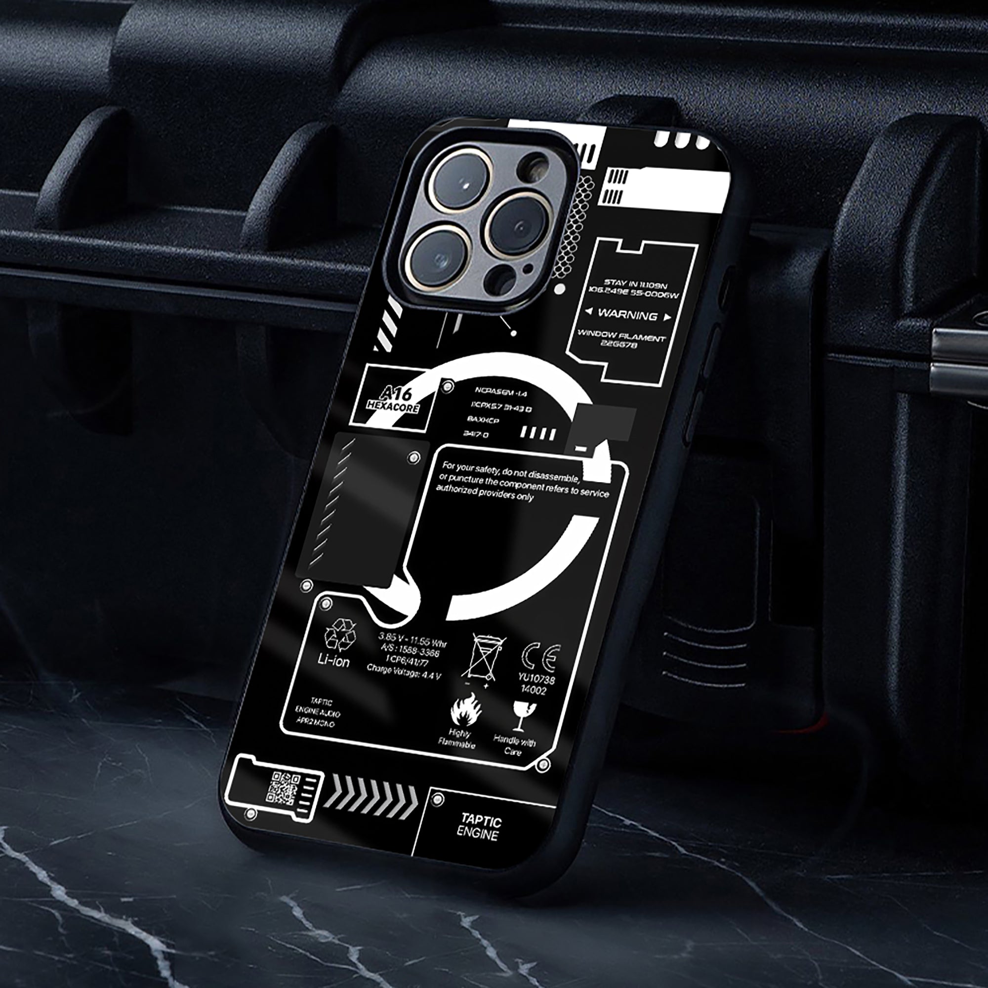 Vector Alpha Glass Case - Glass Back Cover for Phone (View 1)