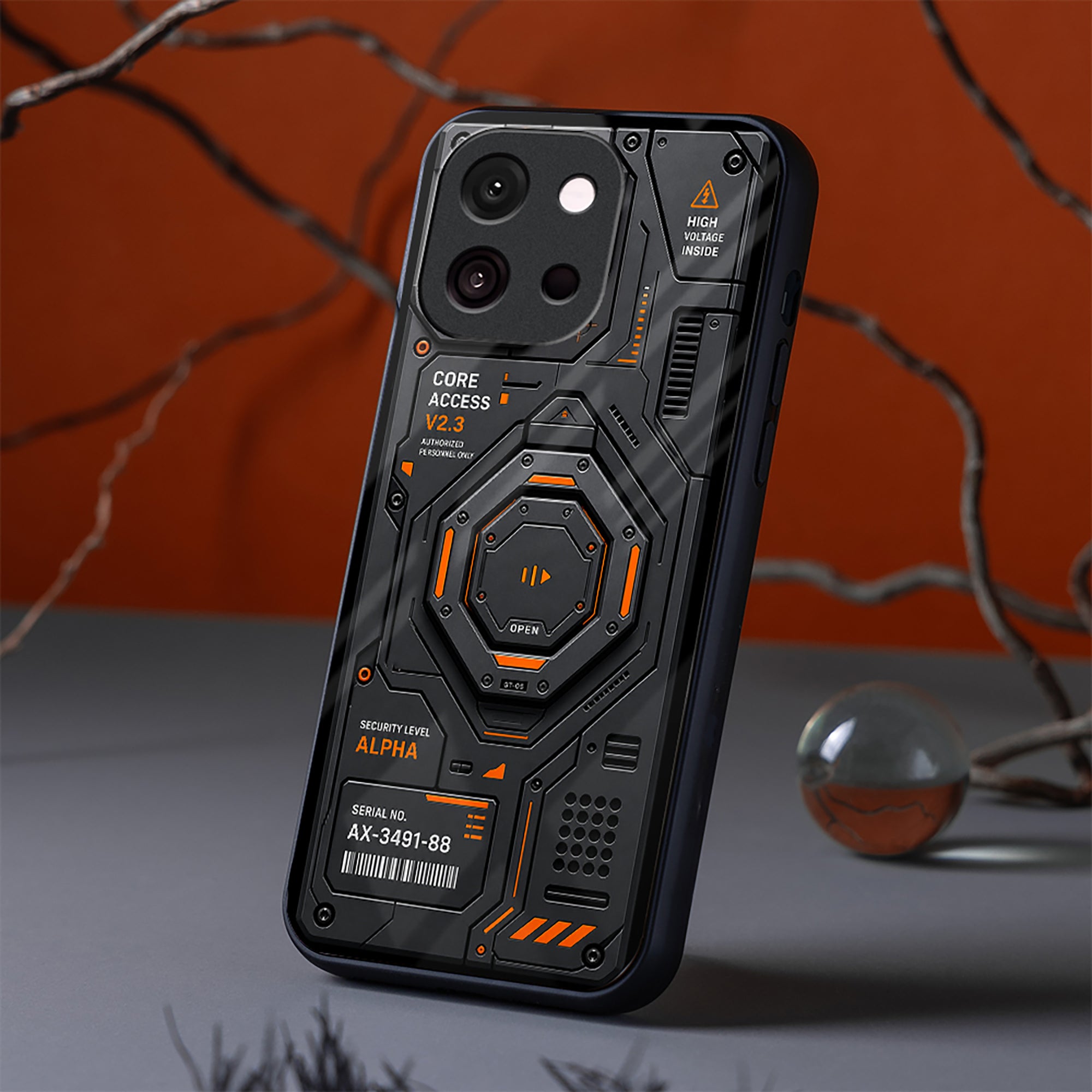 Forge Magma Glass Case - Glass Back Cover for Phone (View 1)