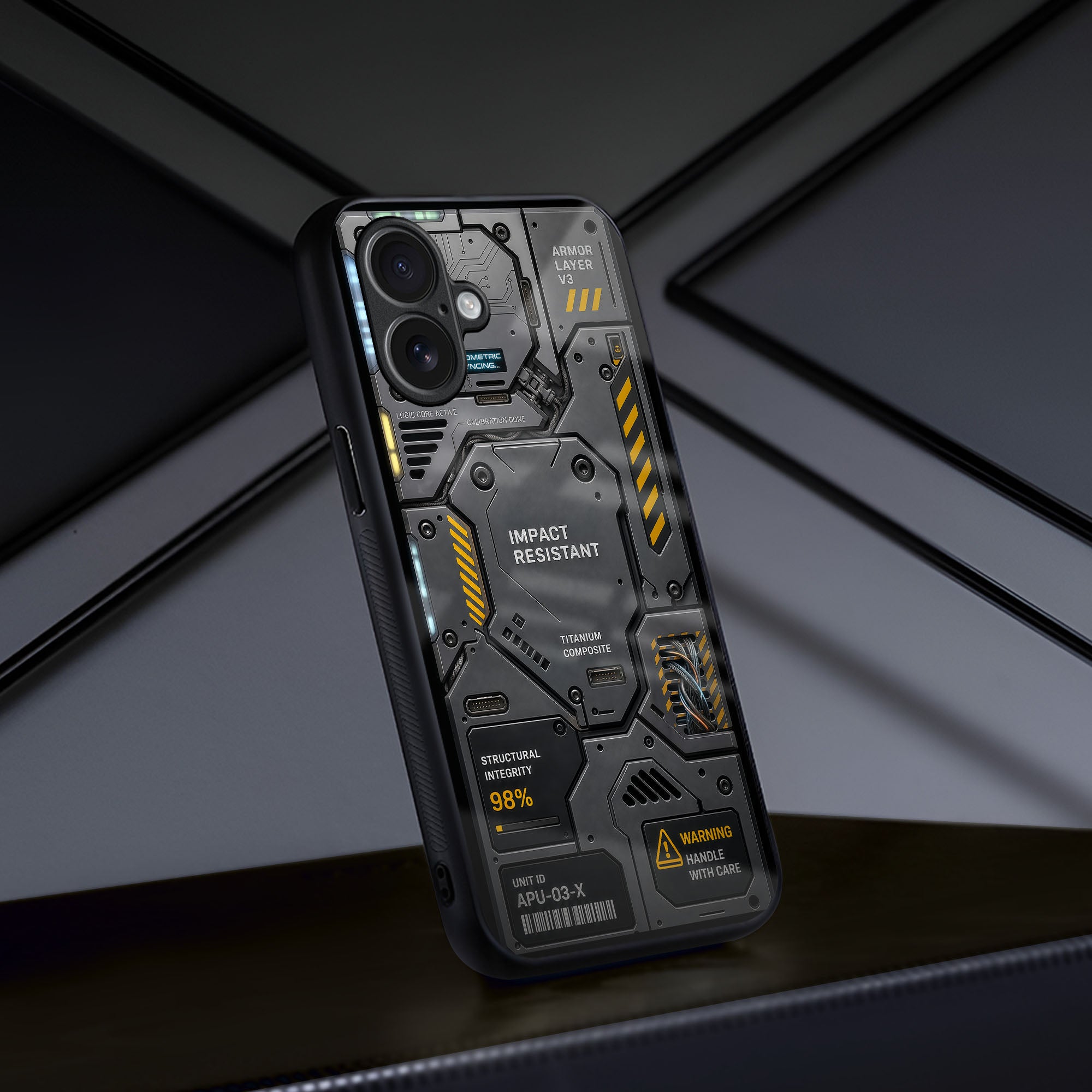 Ops Unit Glass Case - Glass Back Cover for Phone (View 1)