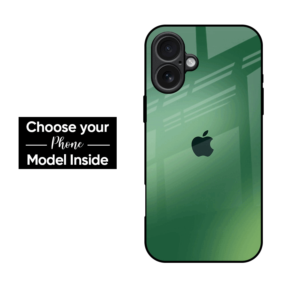 Green Grunge Texture Glass Case
