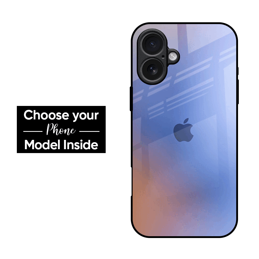 Blue Aura Glass Case