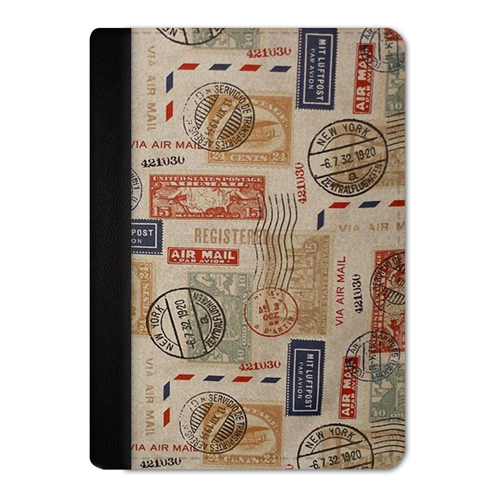 Vintage Stamps Passport Cover