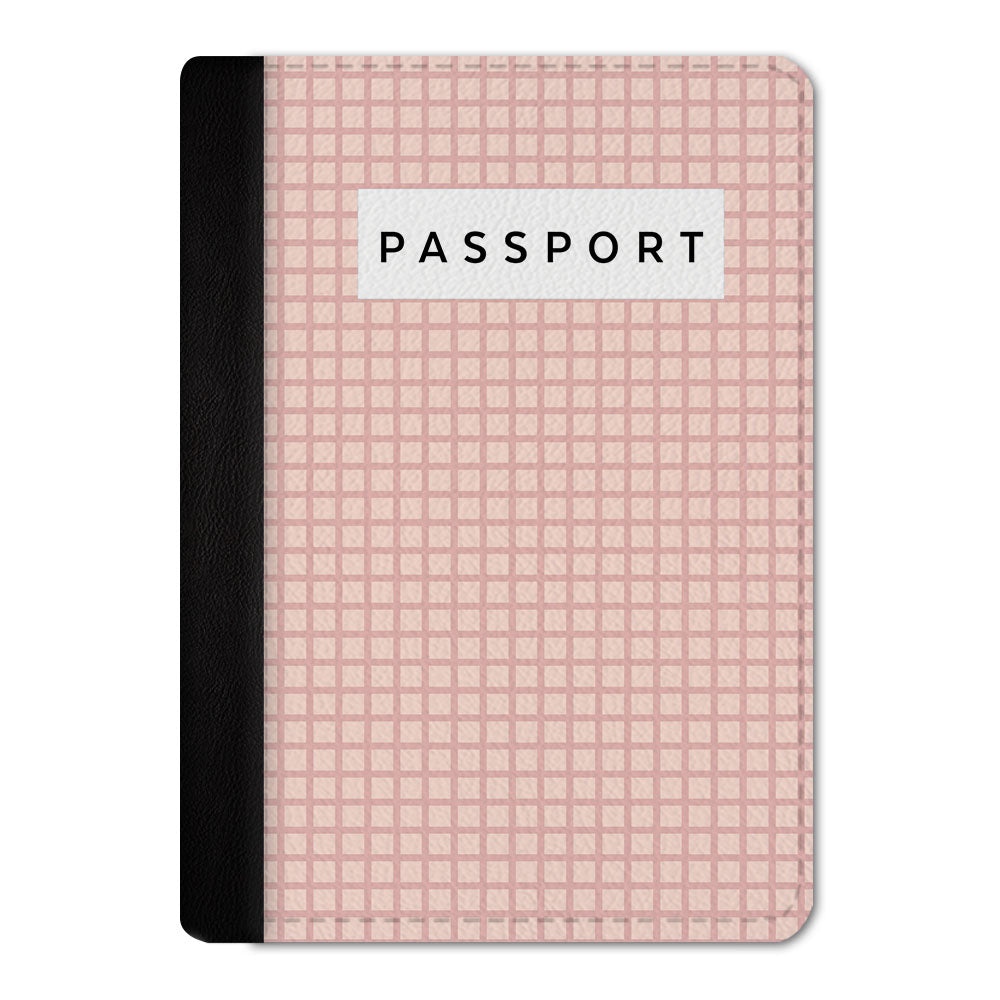Grid Passport Cover