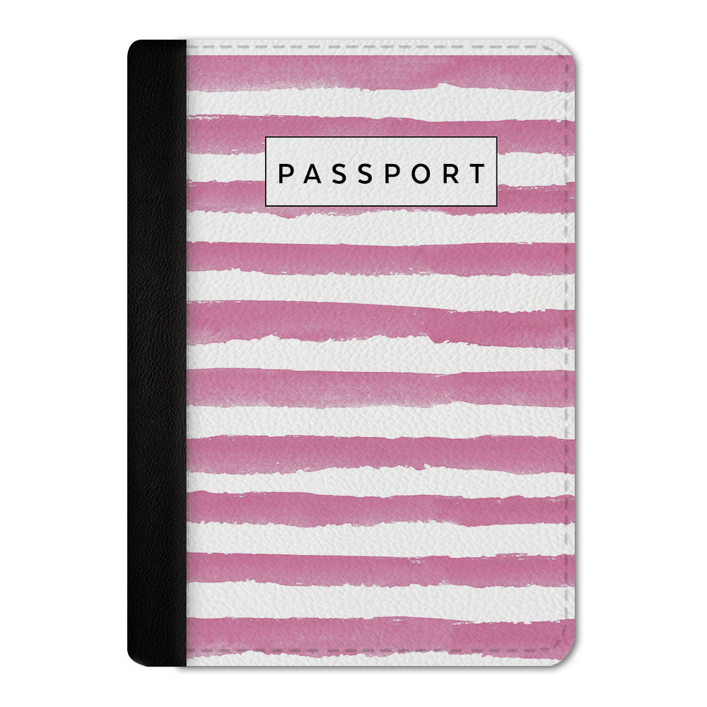 Pink Watercolor Passport Cover