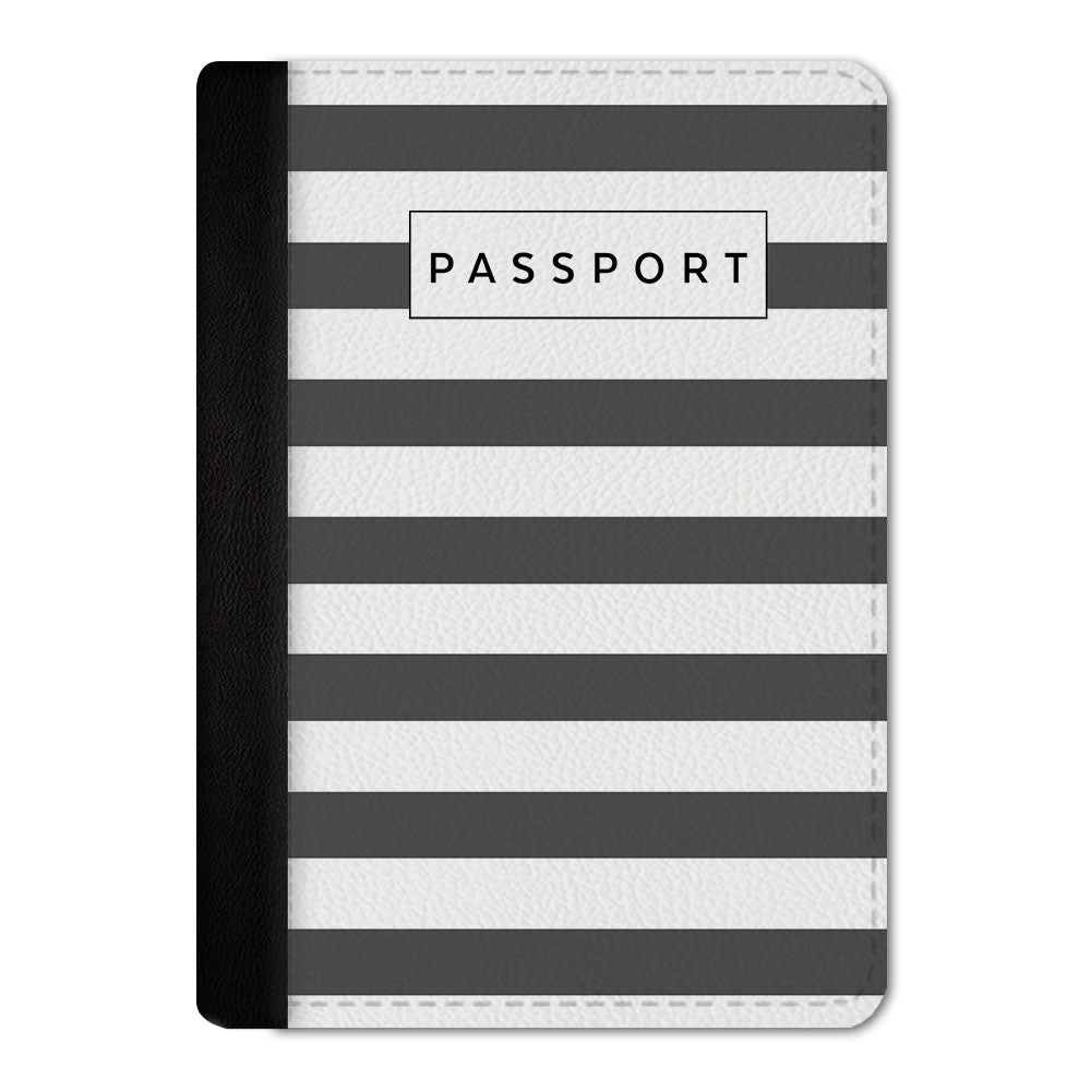 Classic Monochrome Passport Cover