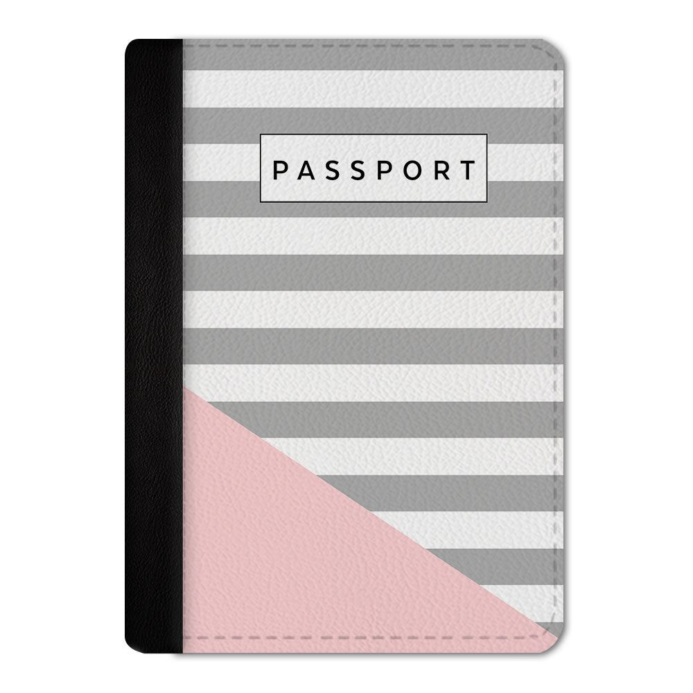 Modern Geometric Passport Cover