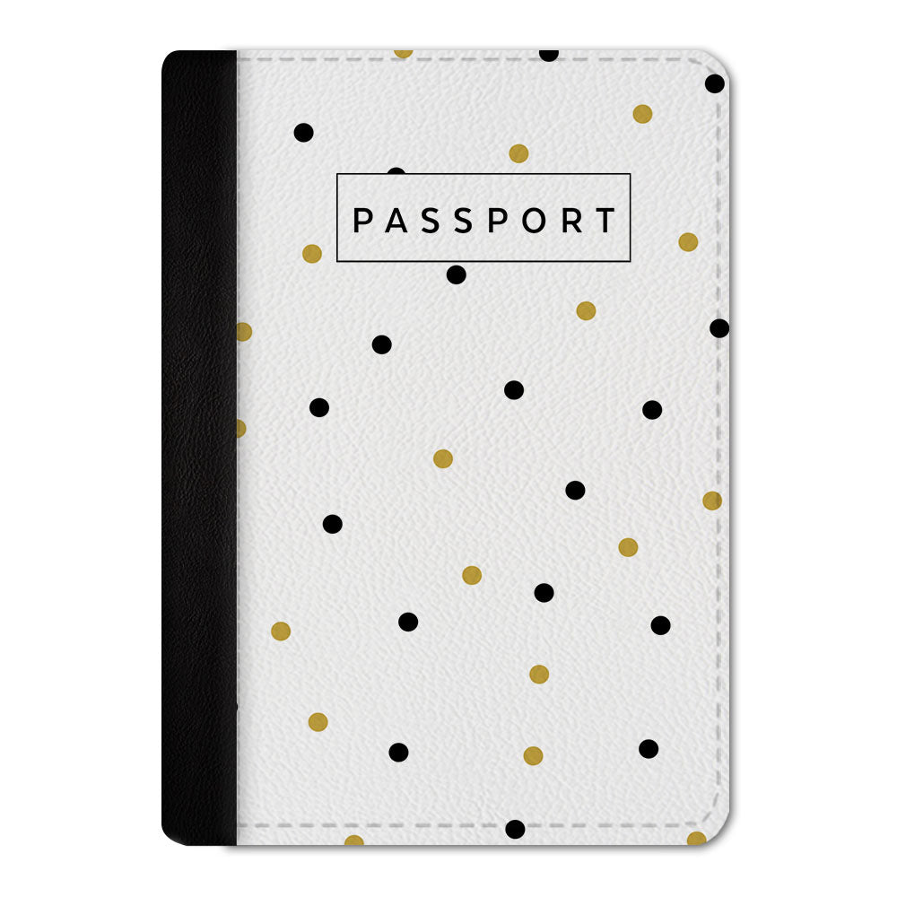 Golden Speckles Passport Cover