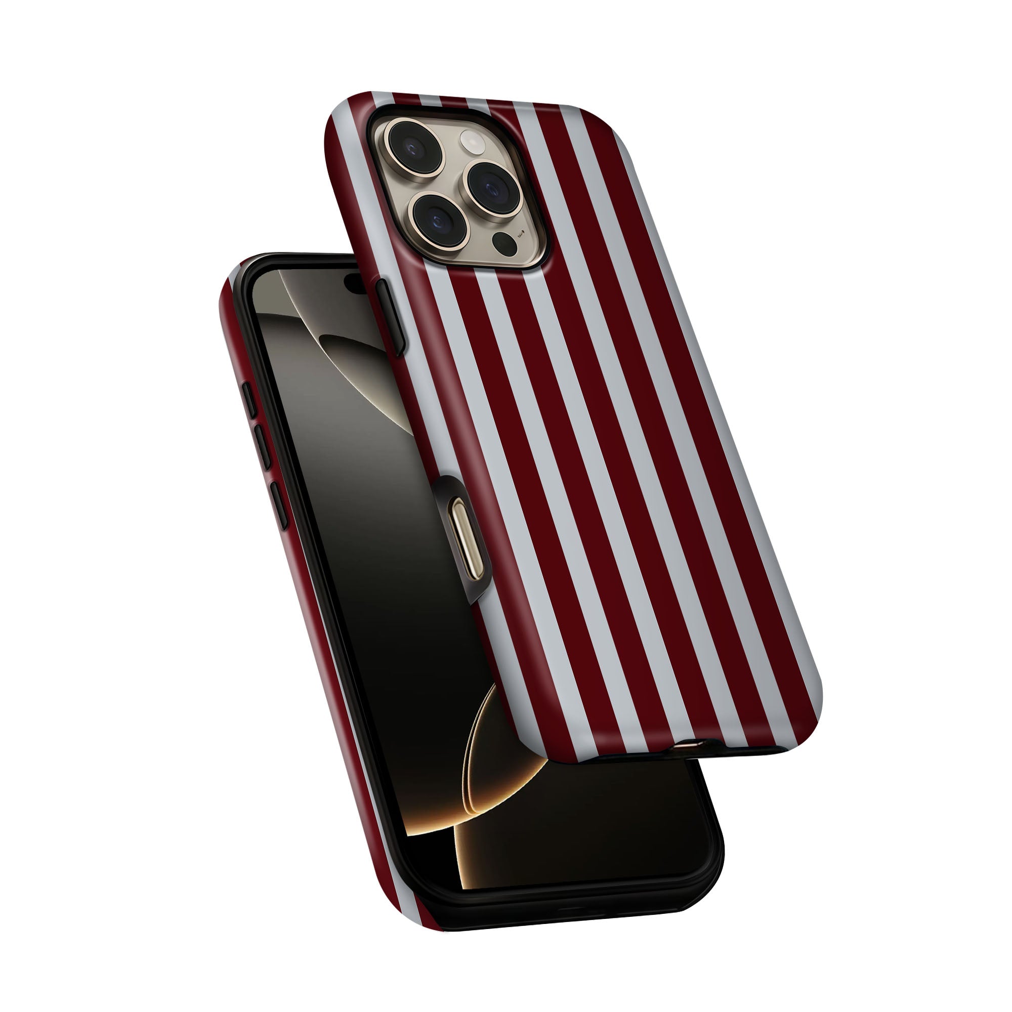 Red White Stripes Tough Case