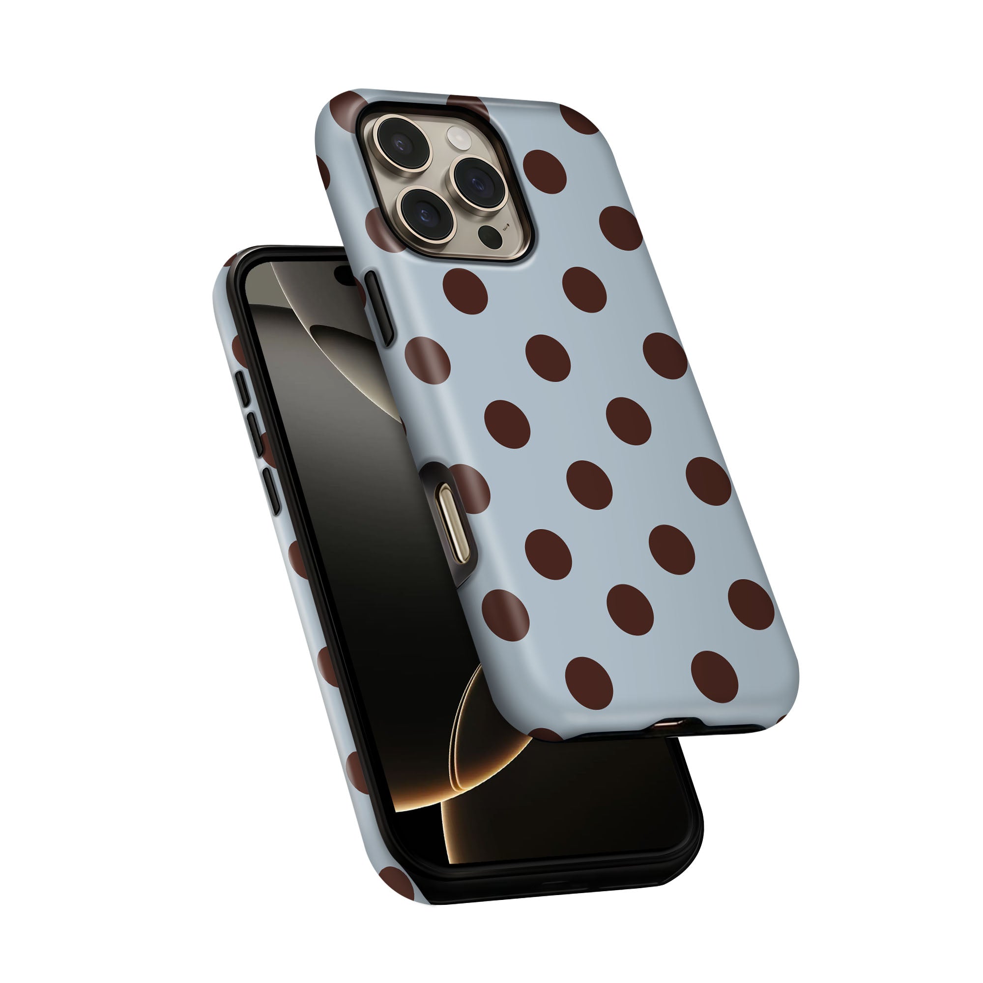 Blue Grey Dots Tough Case