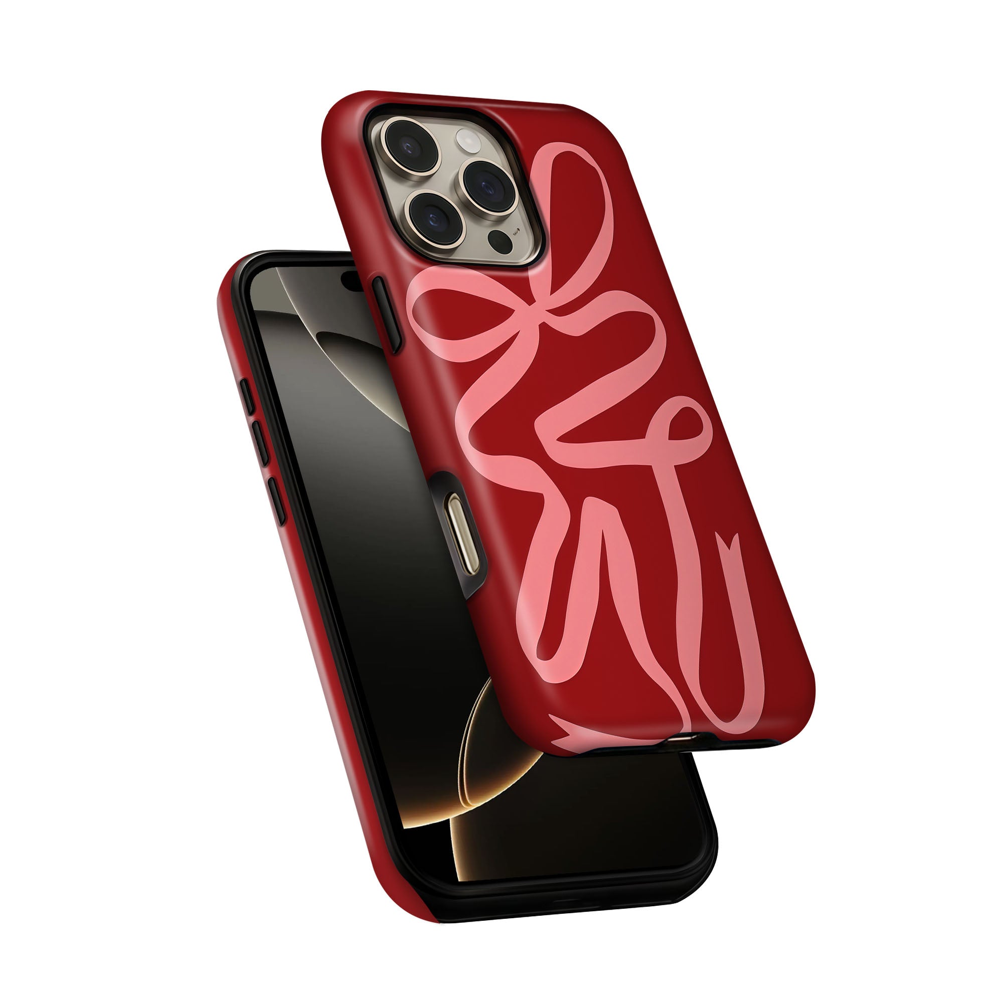 Pink Ribbon Red Tough Case