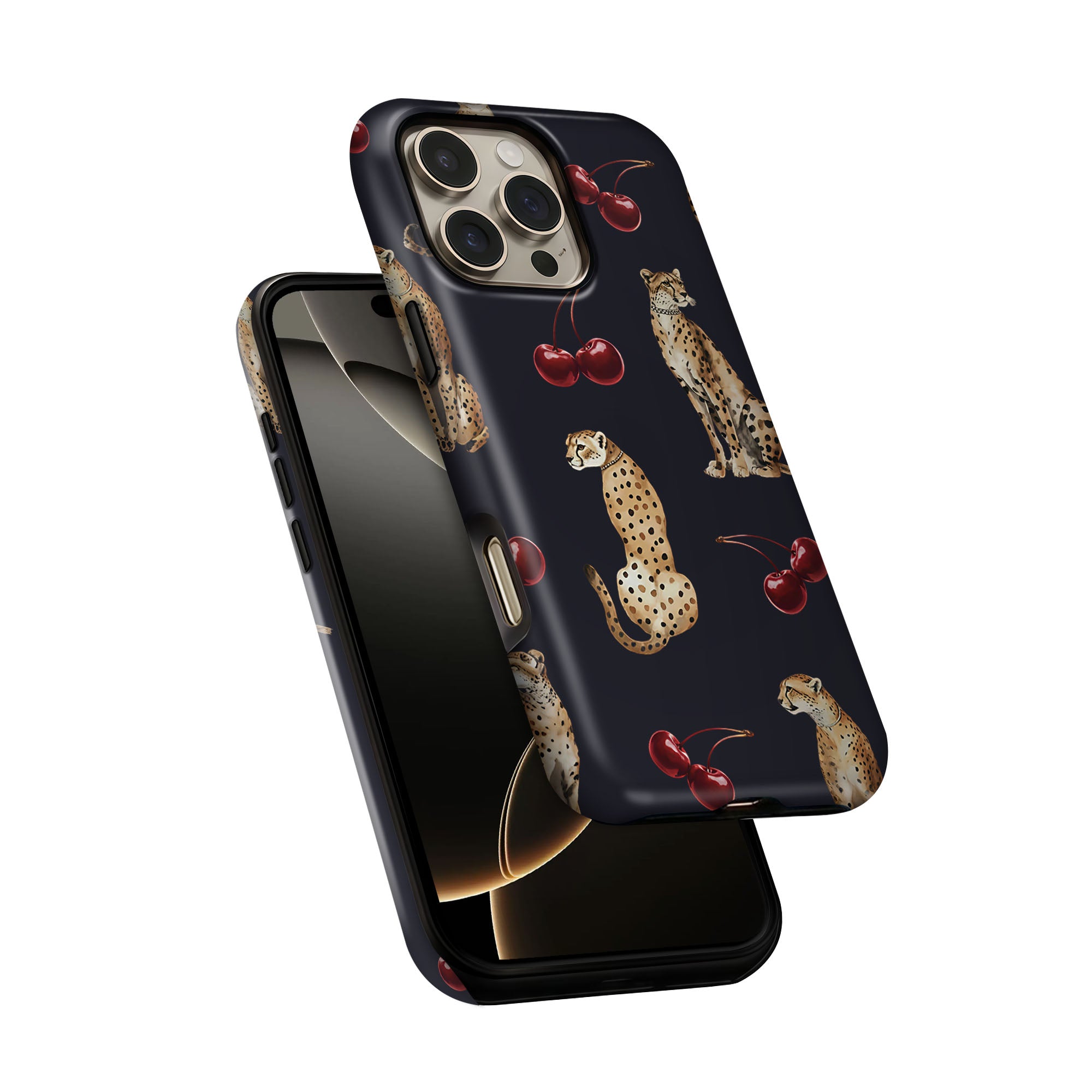 Cheetah Cherry Tough Case