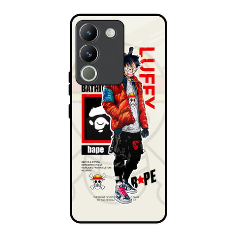 Bape Luffy Vivo Y200 5G Glass Back Cover Online