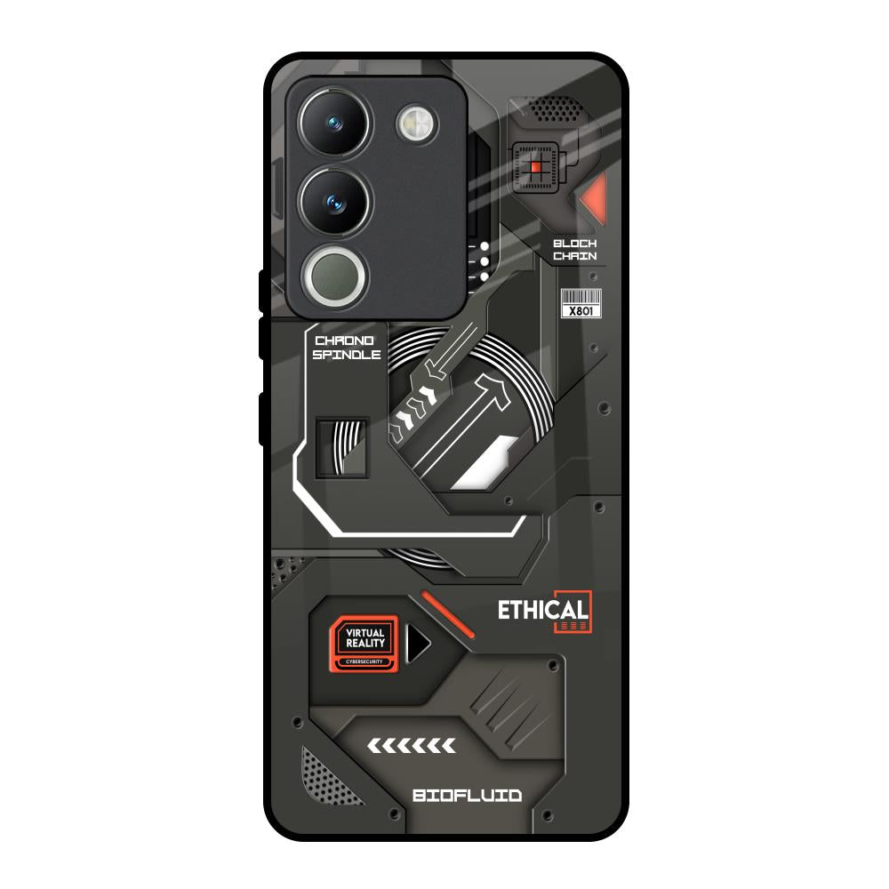 Tech Aesthetics Vivo Y200 5G Glass Back Cover Online