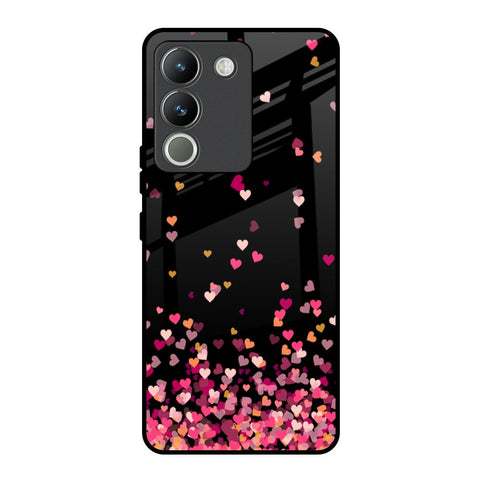 Heart Rain Fall Vivo Y200 5G Glass Back Cover Online