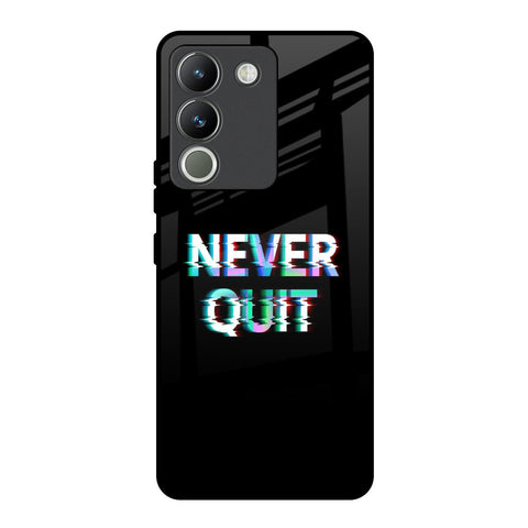 Never Quit Vivo Y200 5G Glass Back Cover Online