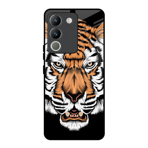 Angry Tiger Vivo Y200 5G Glass Back Cover Online