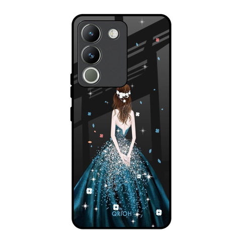Queen Of Fashion Vivo Y200 5G Glass Back Cover Online