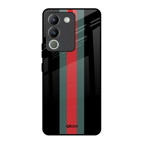 Vertical Stripes Vivo Y200 5G Glass Back Cover Online