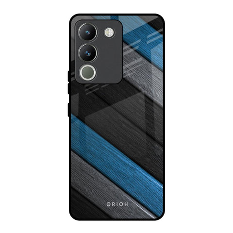 Multicolor Wooden Effect Vivo Y200 5G Glass Back Cover Online