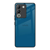 Cobalt Blue Vivo Y200 5G Glass Back Cover Online