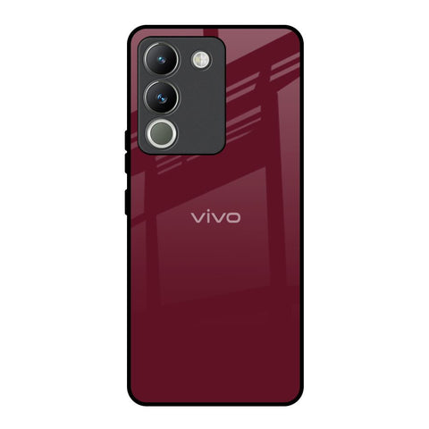Classic Burgundy Vivo Y200 5G Glass Back Cover Online