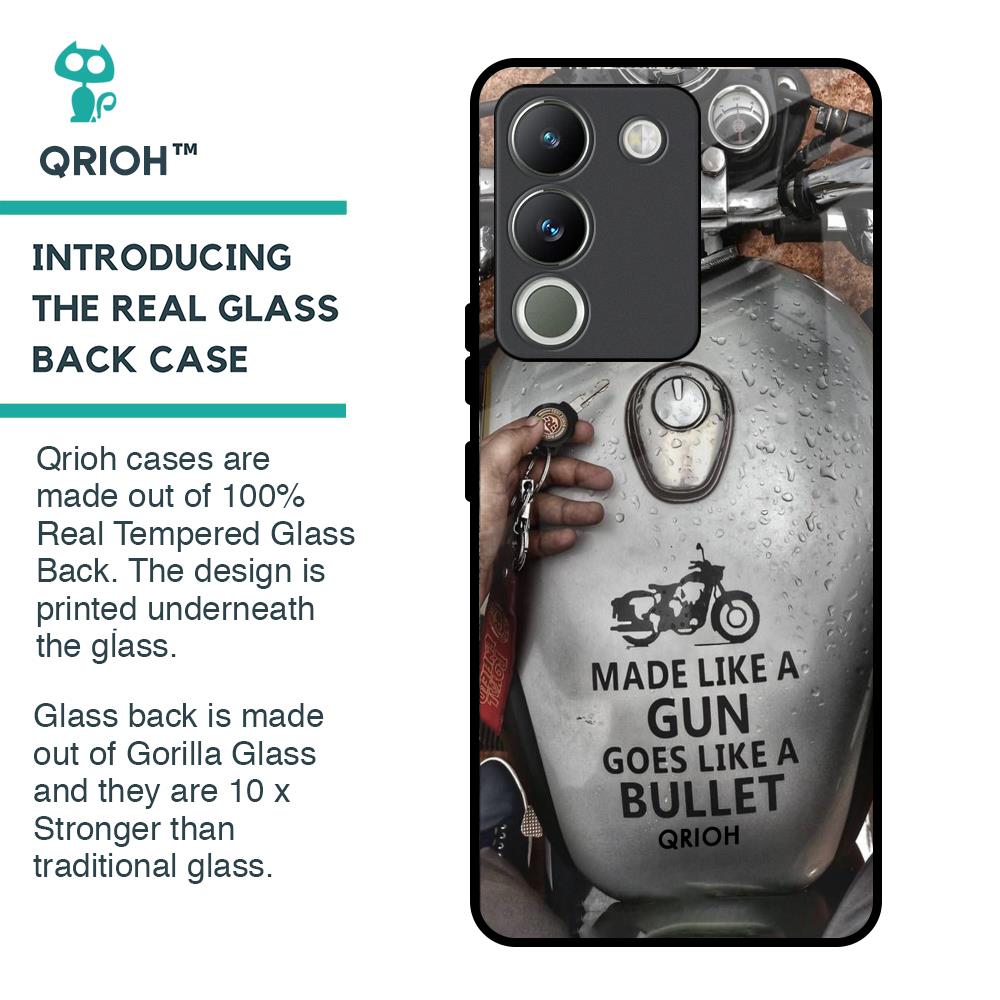 Royal Bike Glass Case for Vivo Y200 5G