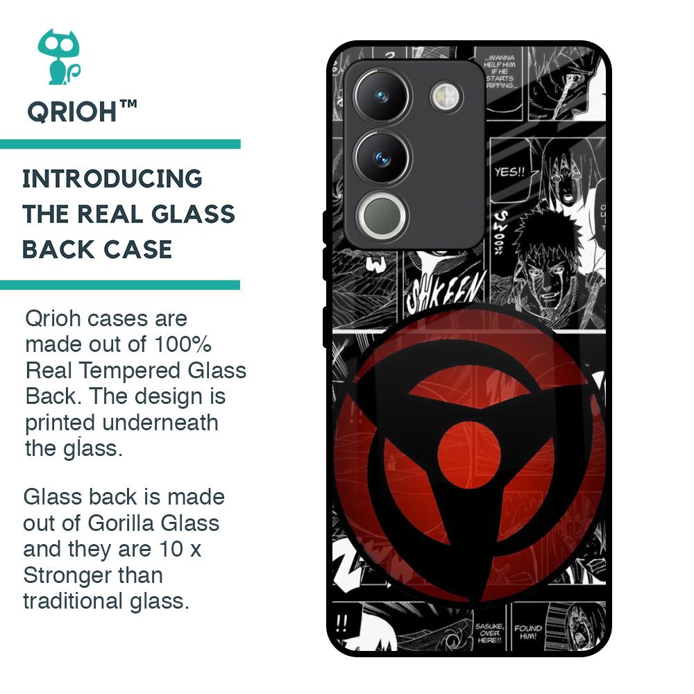 Sharingan Glass Case for Vivo Y200 5G
