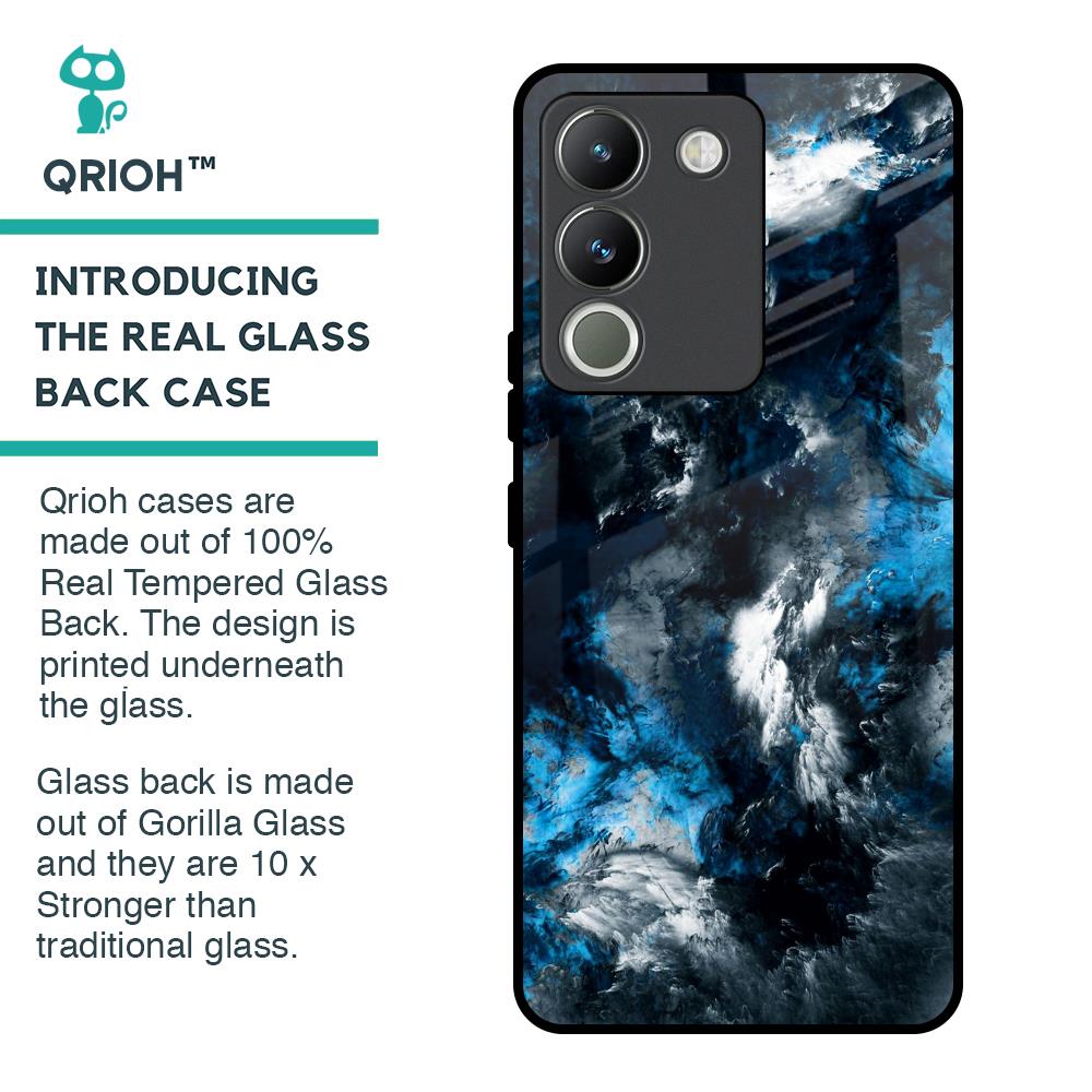 Cloudy Dust Glass Case for Vivo Y200 5G