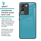 Oceanic Turquiose Glass Case for Vivo Y200 5G
