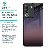 Grey Ombre Glass Case for Vivo Y200 5G