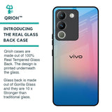 Blue & Pink Ombre Glass case for Vivo Y200 5G