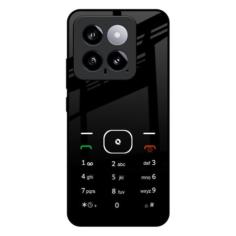 Classic Keypad Pattern Mi 14 Glass Back Cover Online