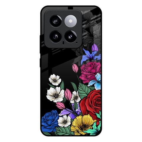 Rose Flower Bunch Art Mi 14 Glass Back Cover Online