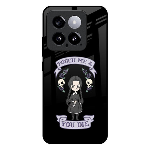 Touch Me & You Die Mi 14 Glass Back Cover Online