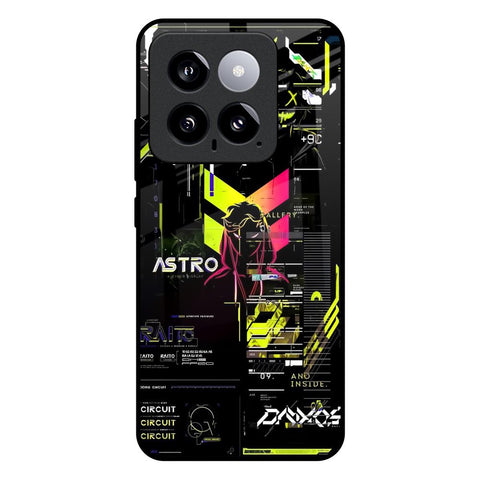 Astro Glitch Mi 14 Glass Back Cover Online