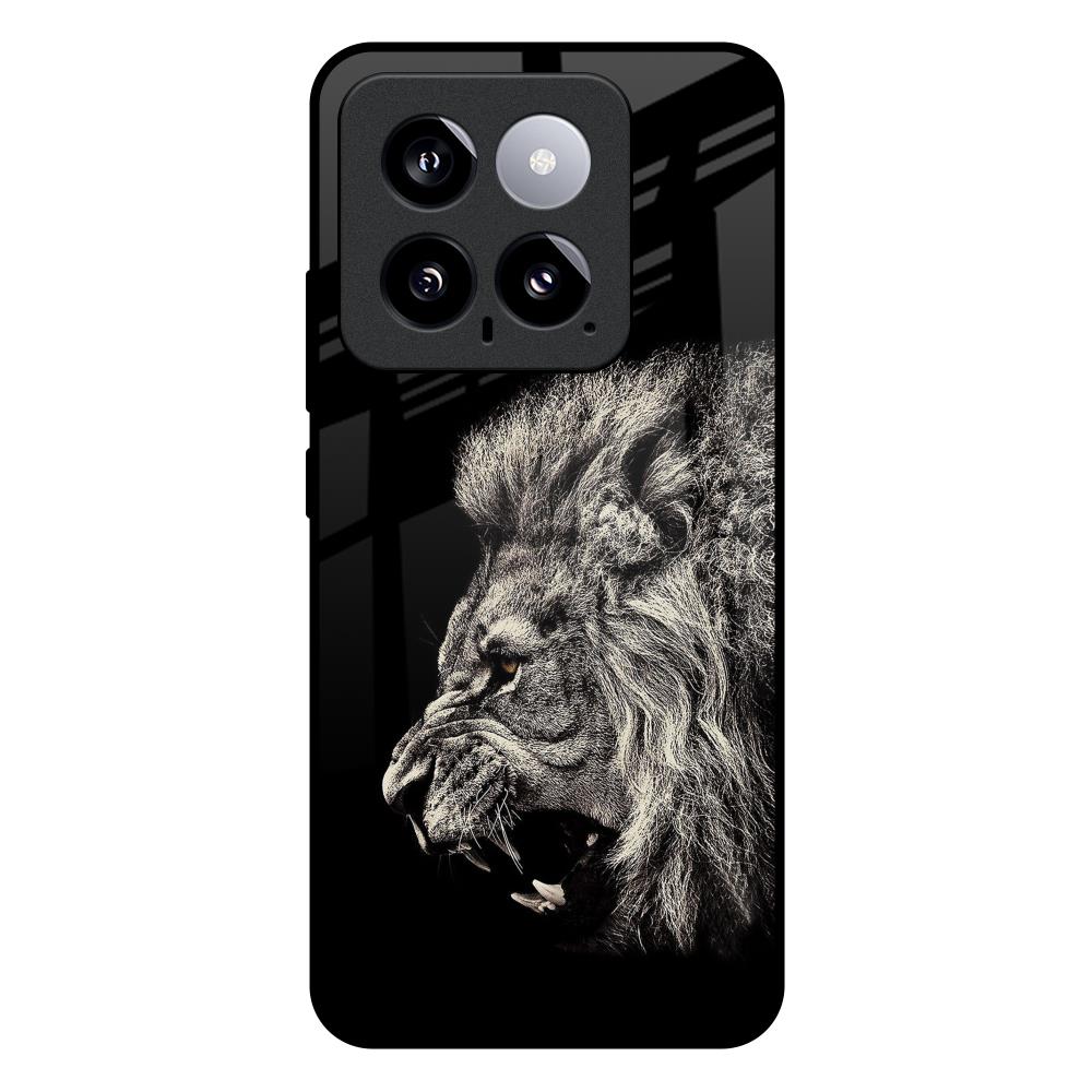 Brave Lion Mi 14 Glass Back Cover Online