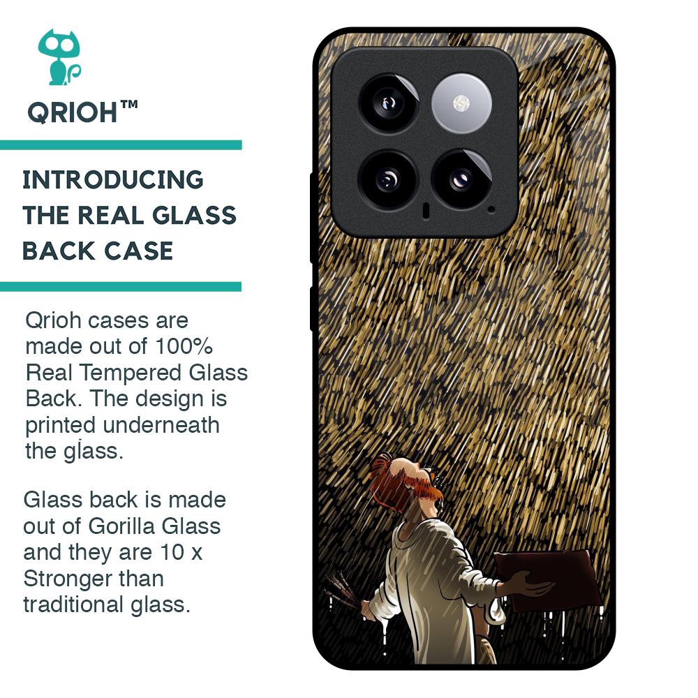 Rain Festival Glass Case for Mi 14