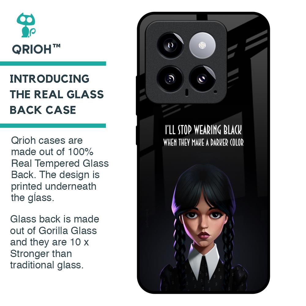 Aesthetic Digital Art Glass Case for Mi 14