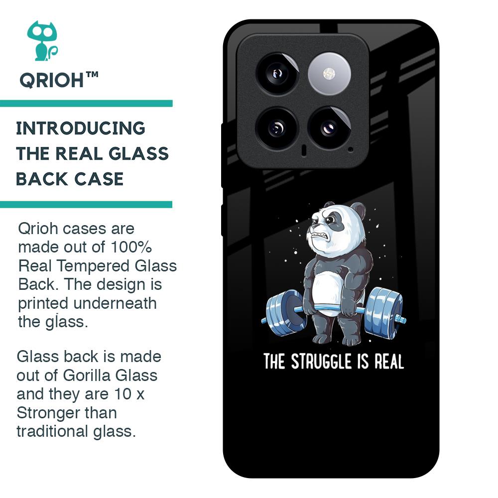 Real Struggle Glass Case for Mi 14