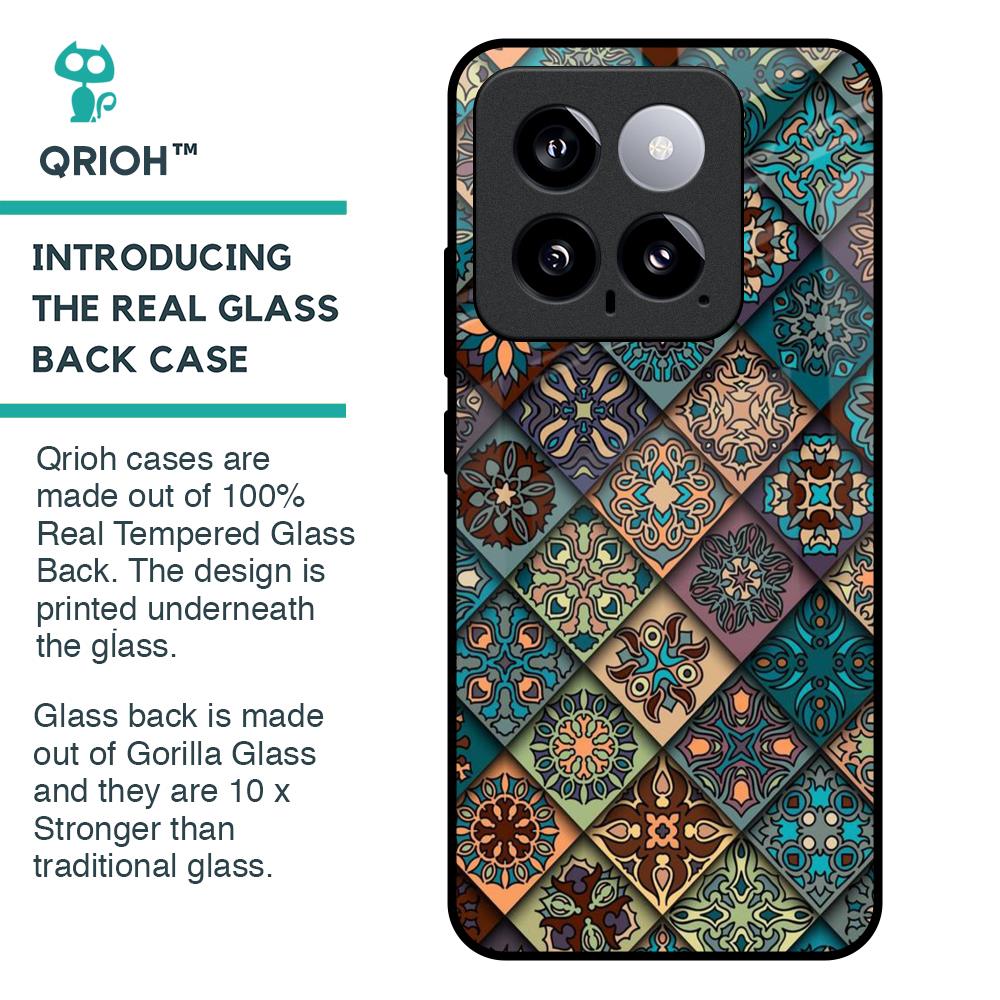 Retro Art Glass Case for Mi 14