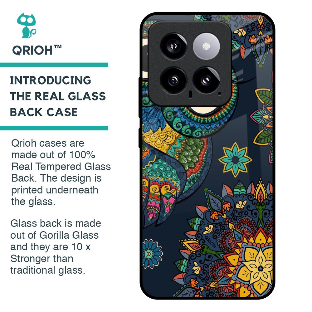 Owl Art Glass Case for Mi 14