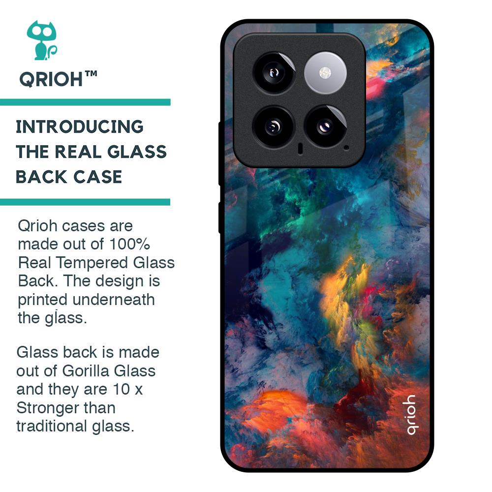 Cloudburst Glass Case for Mi 14