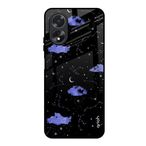 Constellations Oppo A18 Glass Back Cover Online