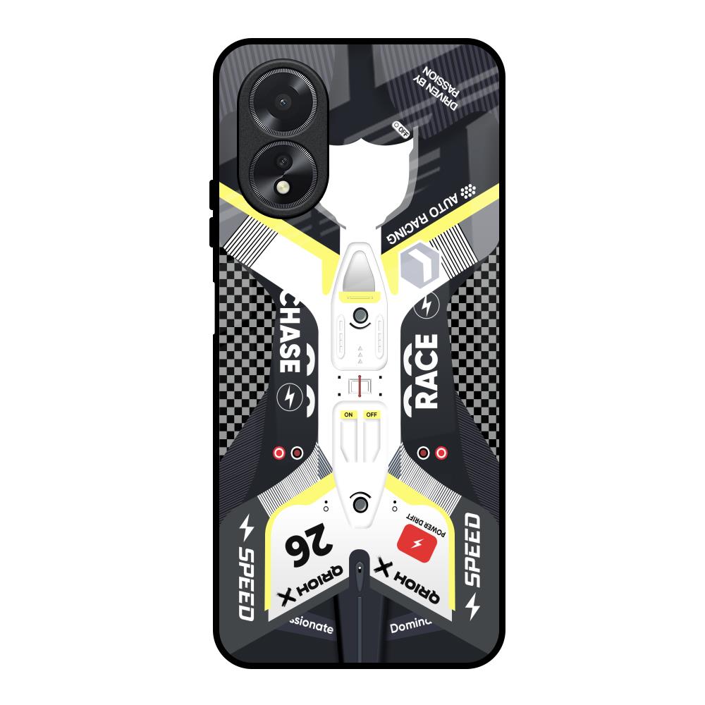 Car Enthusiast Oppo A18 Glass Back Cover Online