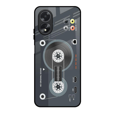 Retro Recorder Oppo A18 Glass Back Cover Online